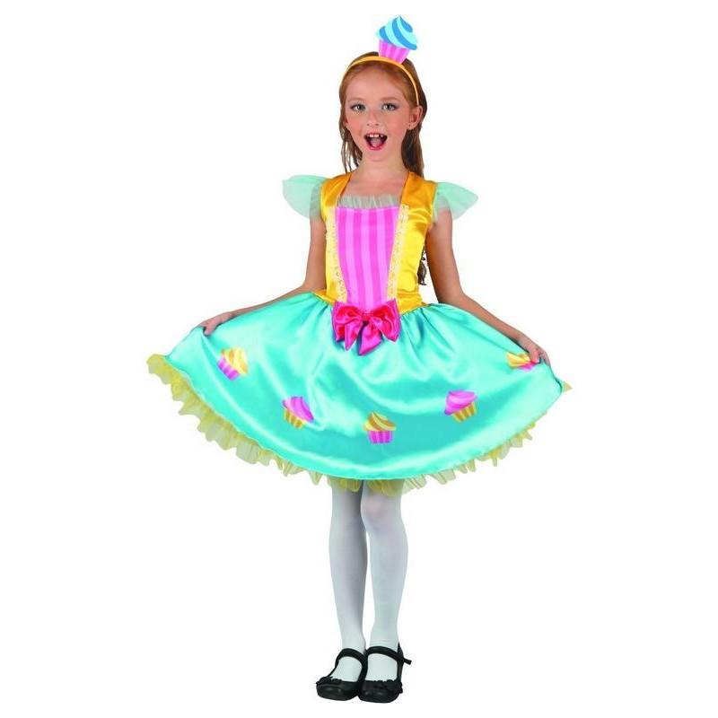 Šaty na karneval - cupcake,  110 - 120 cm