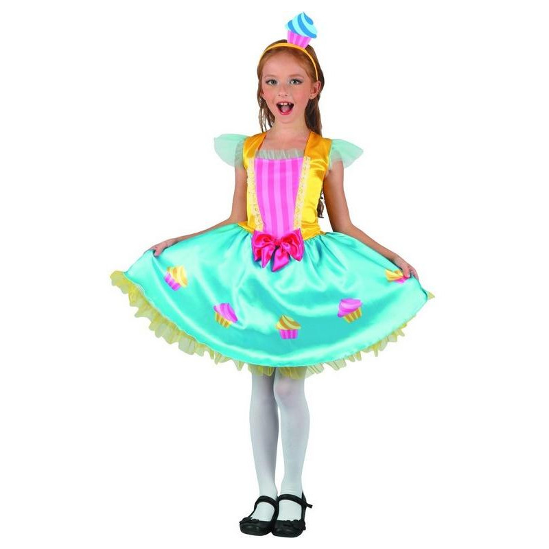 Šaty na karneval - cupcake,  130 - 140 cm