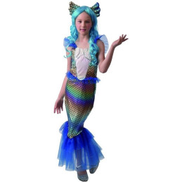 Šaty na karneval - mořská panna, 130 - 140  cm