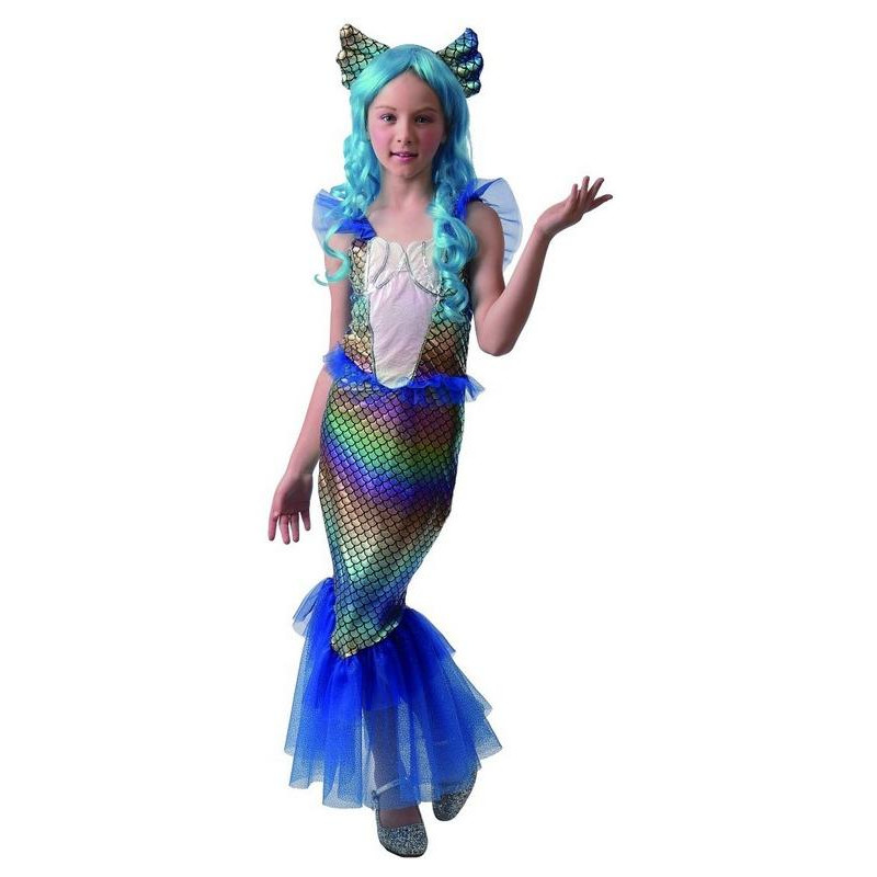 Šaty na karneval - mořská panna, 130 - 140  cm