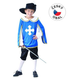 Šaty na karneval - mušketýr, 120 - 130 cm