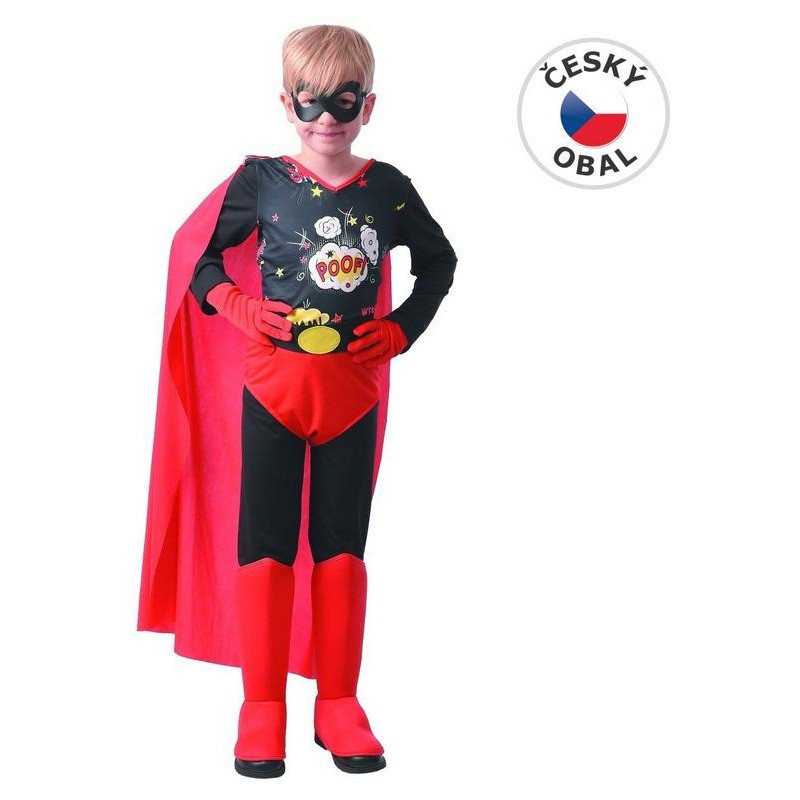 Šaty na karneval - hrdina, 110 - 120 cm