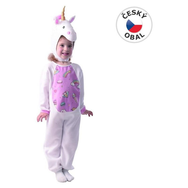 Šaty na karneval -  jednorožec, 80 - 92 cm