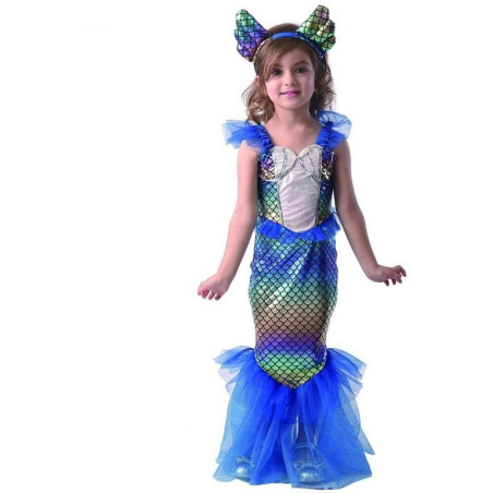 Šaty na karneval - mořská panna, 80 - 92 cm
