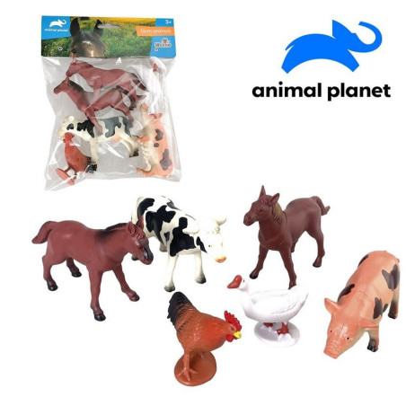 Zvířátka farma, 6 ks, 12,5 cm