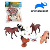 Farm animals, 6 pcs, 12.5 cm
