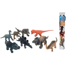 Zvířátka v tubě - dinosauři, 6 - 11 cm, mobilní aplikace pro zobrazení zvířátek, 8 ks
