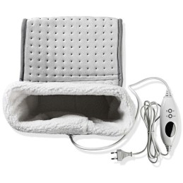 NEDIS ohřívač nohou/ 6 nastavení teploty/ časovač vypnutí/ ochrana proti přehřátí/ šedý