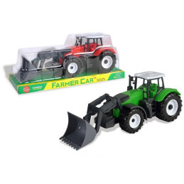 Traktor s nástrojem, na setrvačník, 10x29x9cm