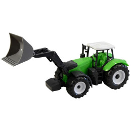 Traktor s nástrojem, na setrvačník, 10x29x9cm