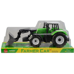 Traktor s nástrojem, na setrvačník, 10x29x9cm