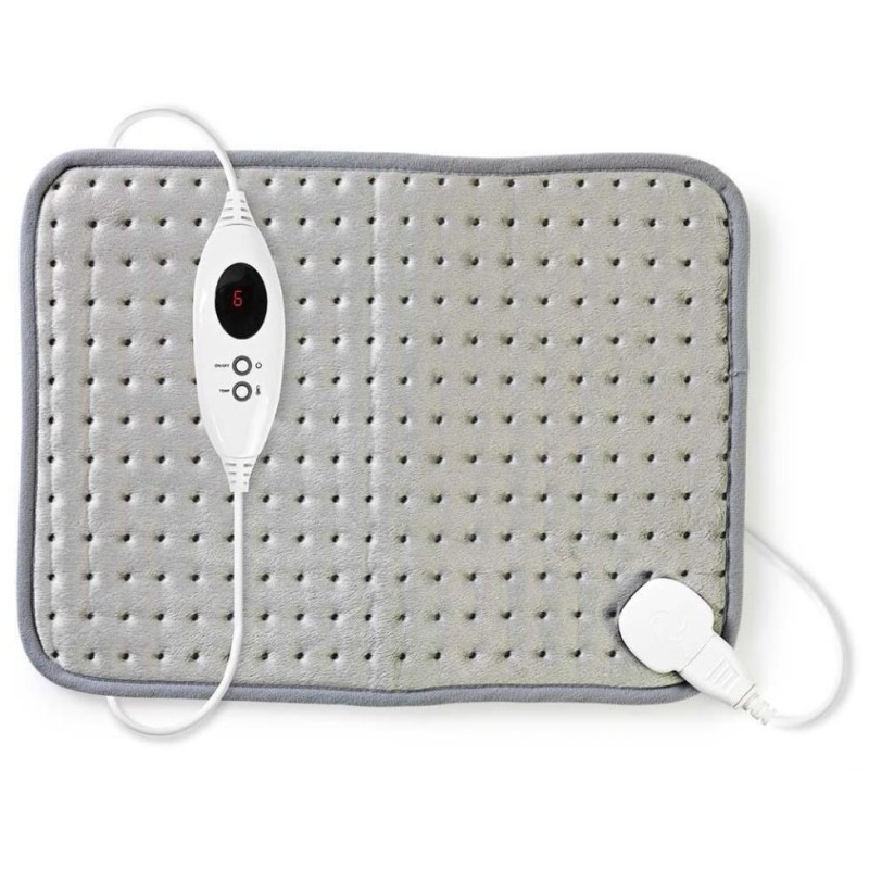 NEDIS elektrická poduška na břicho a záda/ 43 x 32 cm/ 6 nastavení teploty/ ochrana proti přehřátí