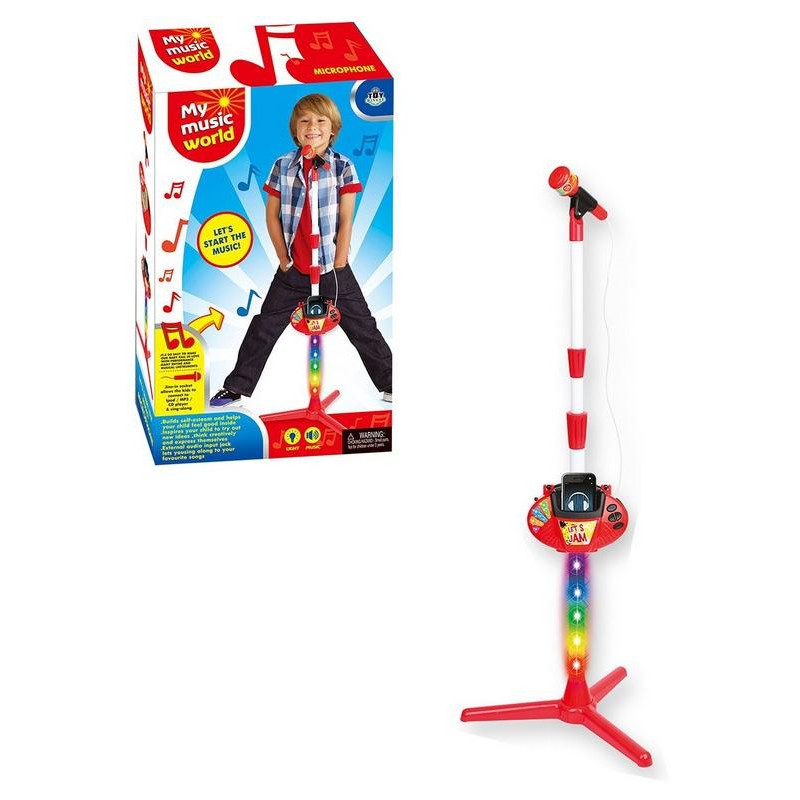 Mikrofon na baterie, s příslušenstvím (MP3, IPAD, přehrávač), 39 x 25 x 9 cm