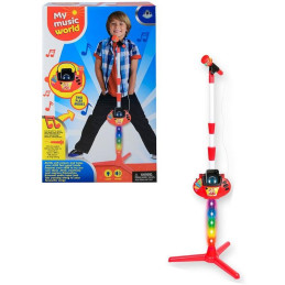 Mikrofon na baterie, s příslušenstvím (MP3, IPAD, přehrávač), 39 x 25 x 9 cm