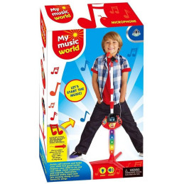 Mikrofon na baterie, s příslušenstvím (MP3, IPAD, přehrávač), 39 x 25 x 9 cm