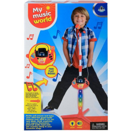 Mikrofon na baterie, s příslušenstvím (MP3, IPAD, přehrávač), 39 x 25 x 9 cm