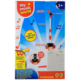 Mikrofon na baterie, s příslušenstvím (MP3, IPAD, přehrávač), 39 x 25 x 9 cm