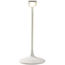 NEDIS LED lampička/ dobíjecí/ 5VDC/ dotykové funkce/ přirozená, studená, teplá bílá/ stmívatelná/ 250 lm/ bílá