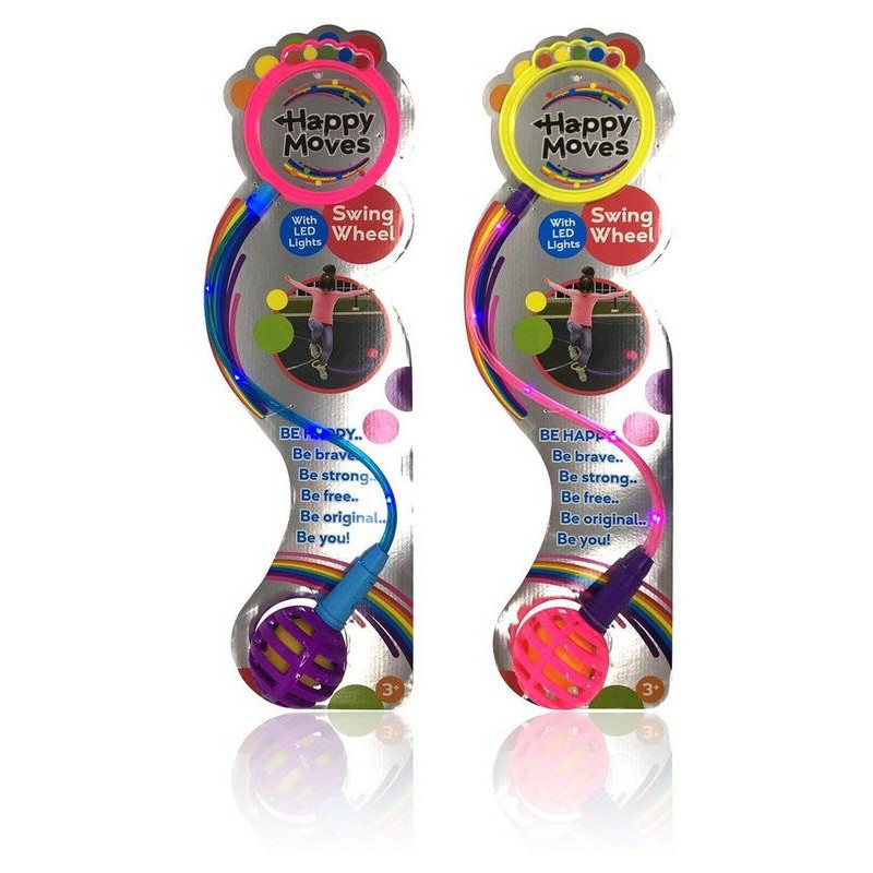 Skákací míček se světlem, na baterie