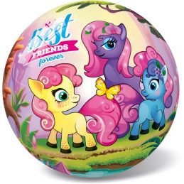 Míč jednorožci -  přátelé, 14 cm