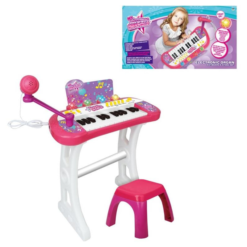 Epiáno na baterie se stojanem a s mikrofonem