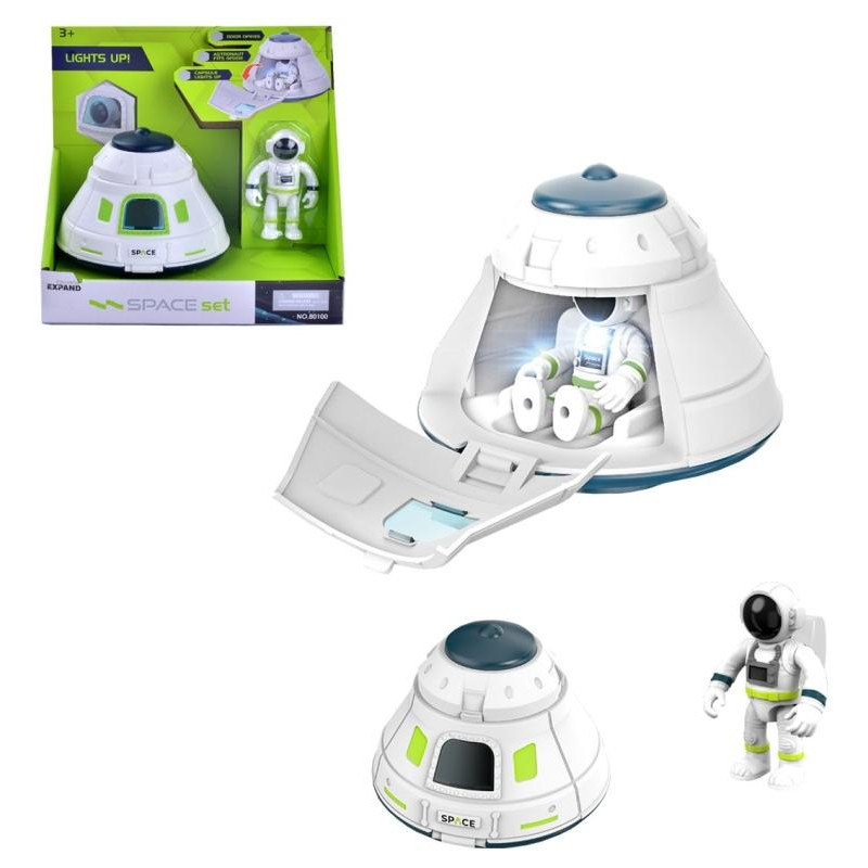 Vesmírná stanice s příslušenstvím, 20,5 cm, na baterie