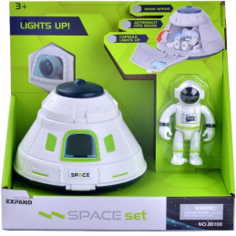 Vesmírná stanice s příslušenstvím, 20,5 cm, na baterie