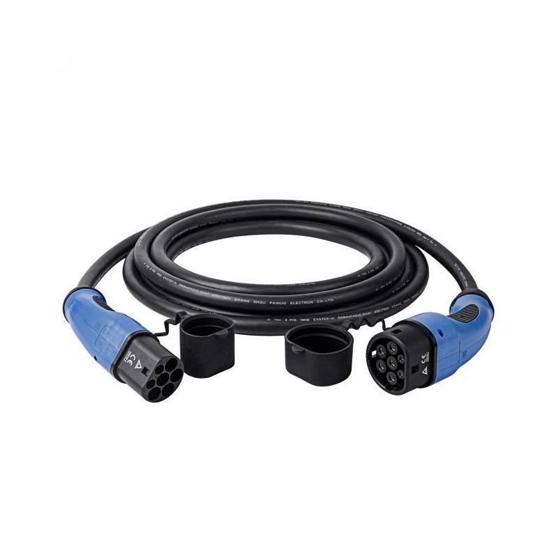 Akyga Kabel napájecí pro elektromobily Type2 / Type2 3 fáze 32A 22kW 6m