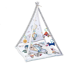 Podložka - stan, s hudbou a doplňky,  85 x 85 x 112 cm