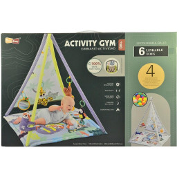 Podložka - stan, s hudbou a doplňky,  85 x 85 x 112 cm