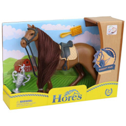 Kůň s příslušenstvím, 19 cm