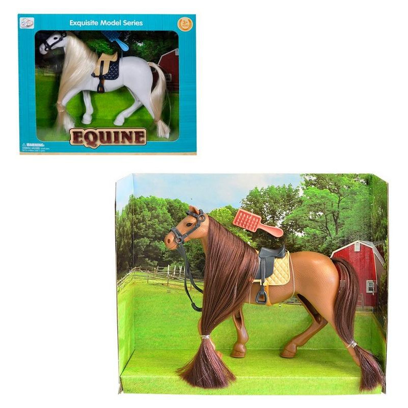 Kůň s příslušenstvím, 16 cm