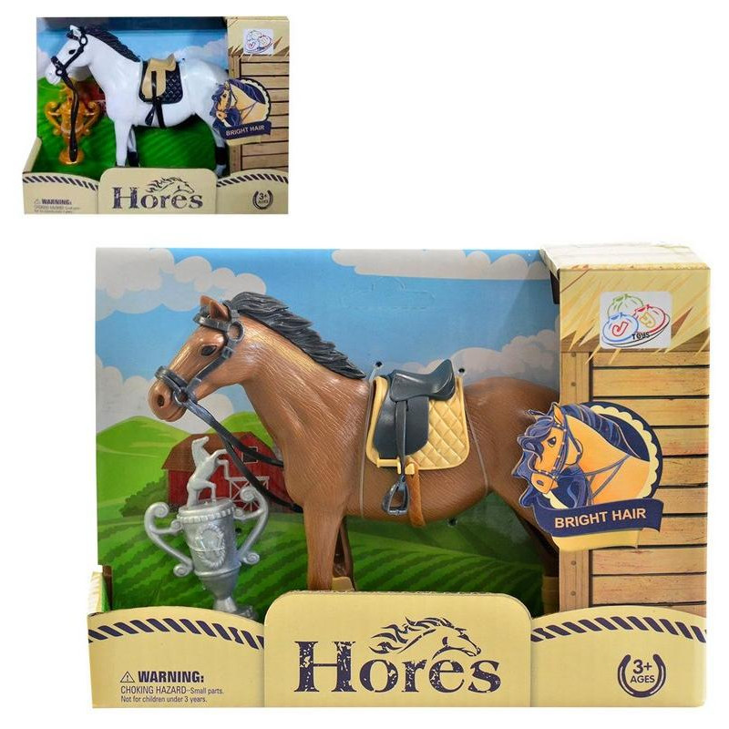Kůň s příslušenstvím, 12 cm