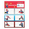 Super Mario stickers 18 pcs