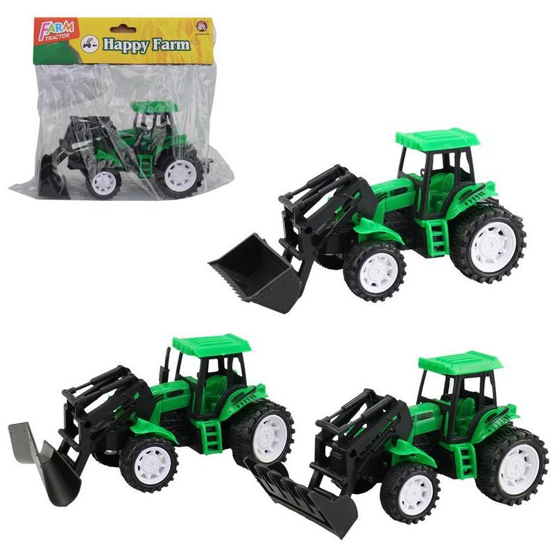 Traktor s nástojem, v sáčku, 16 x 7 x 8,5 cm