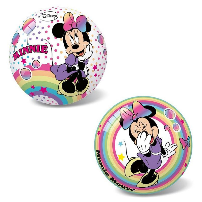 Míč Minnie duhový, 14 cm
