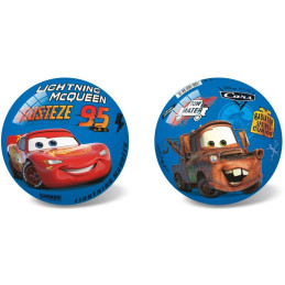 Míč Disney Cars modrý, 14 cm