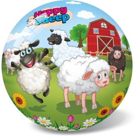 Míč - veselá ovečka, 14 cm