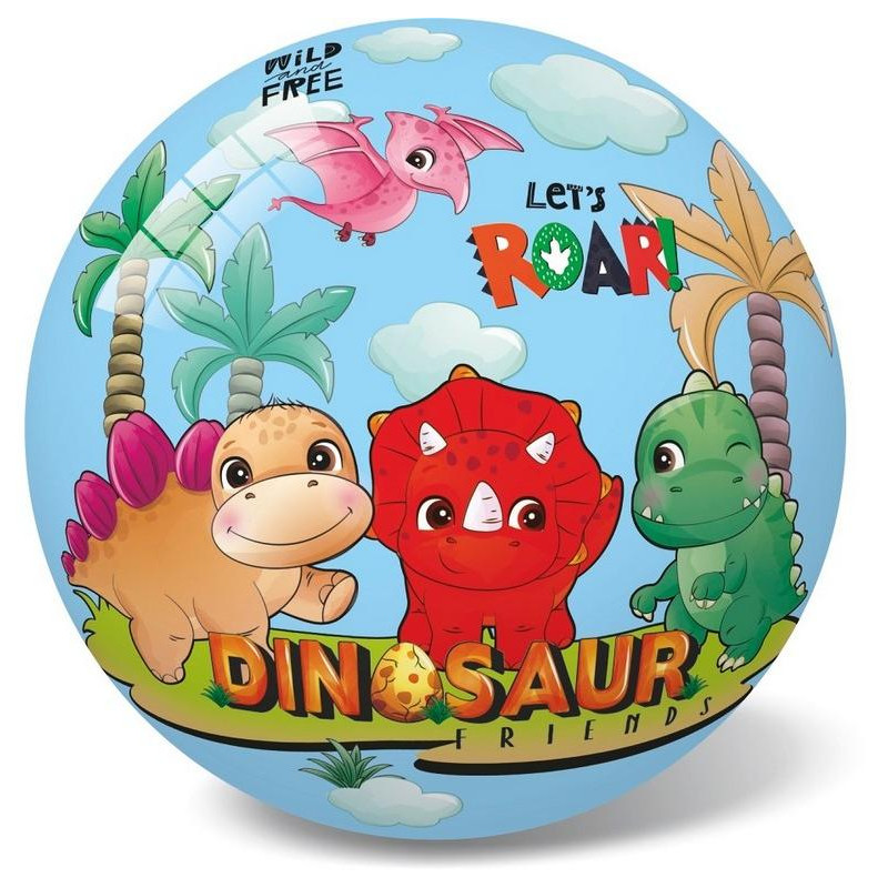 Míč dinosauři - přátelé, 14 cm