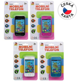 Mobilní telefon na baterie, 11 cm