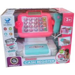 Pokladna s příslušenstvím, na baterie, 14 dílů, 34 x 20 x 14,5 cm