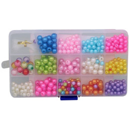 Souprava korálků k navlékání, 17 x 10 x 2 cm