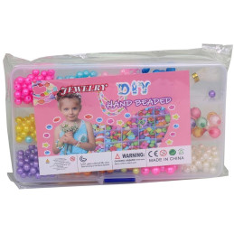 Souprava korálků k navlékání, 17 x 10 x 2 cm