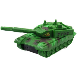 Tank na setrvačník, se světlem a zvukem, na baterie 16 x 6 x 6,5 cm