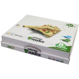 Tank na setrvačník, se světlem a zvukem, na baterie 16 x 6 x 6,5 cm