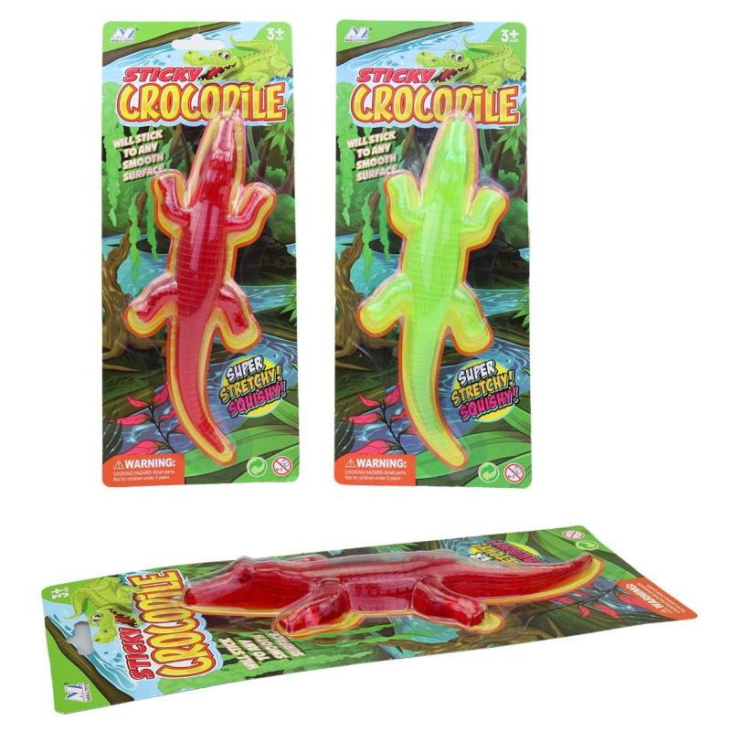 Krokodýl (lepkavý) 20 x 6,5 cm