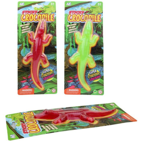 Krokodýl (lepkavý) 20 x 6,5 cm