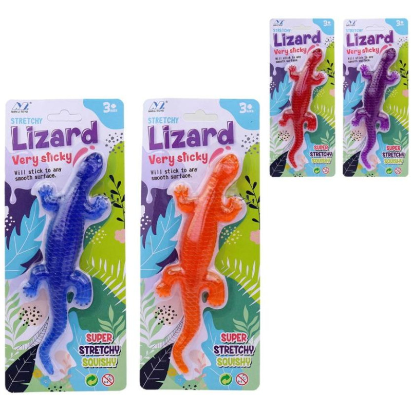 Ještěrka (lepkavá) 19,5 x 6 cm