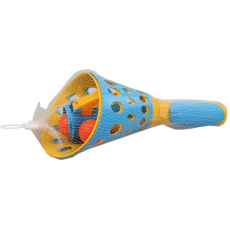 Košík s míčkem na vystřelení, 27 x 16 cm