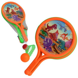 Rakety s míčkem a košíkem, 38,5  x 23 cm